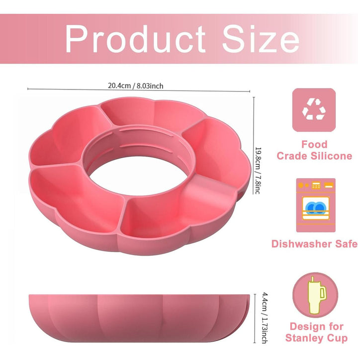 Tumbler Silicone Snack Bowl