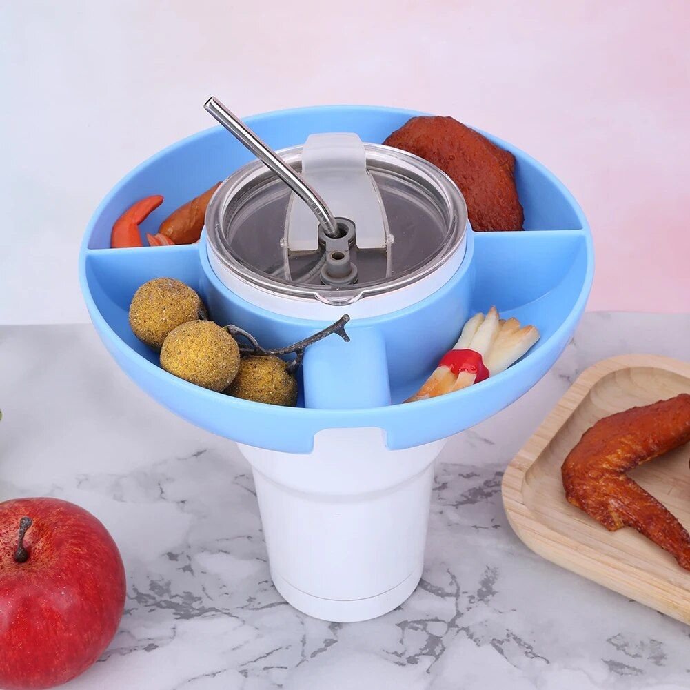 Tumbler Silicone Snack Bowl