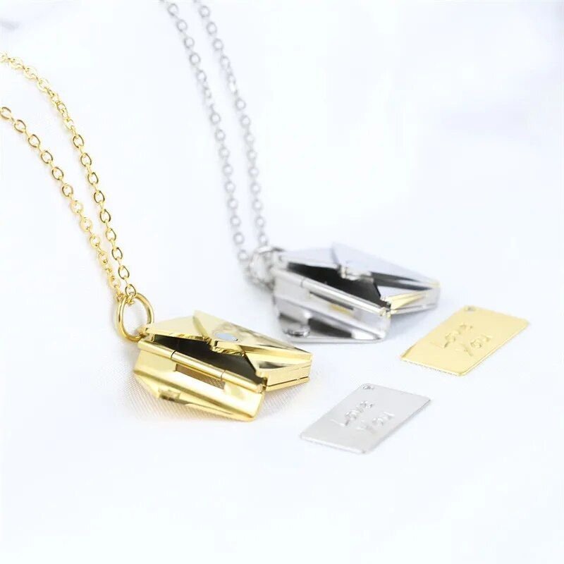 Love Letter Envelope Pendant Necklace