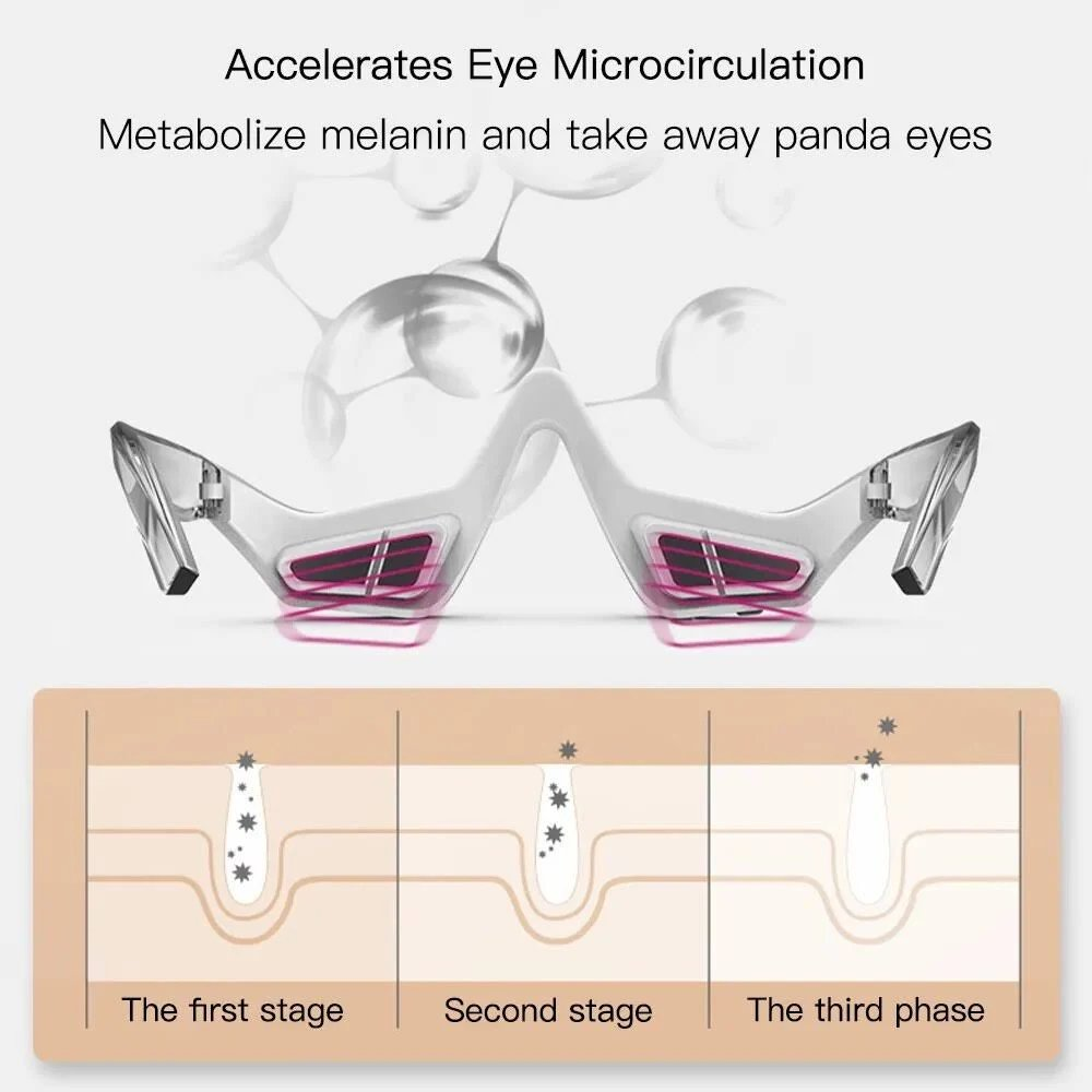 3D EMS Red Light Micro Current Eye Massager