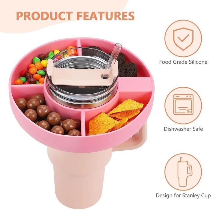 Tumbler Silicone Snack Bowl