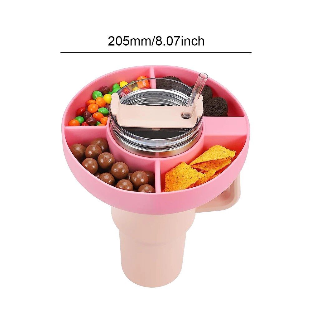 Tumbler Silicone Snack Bowl