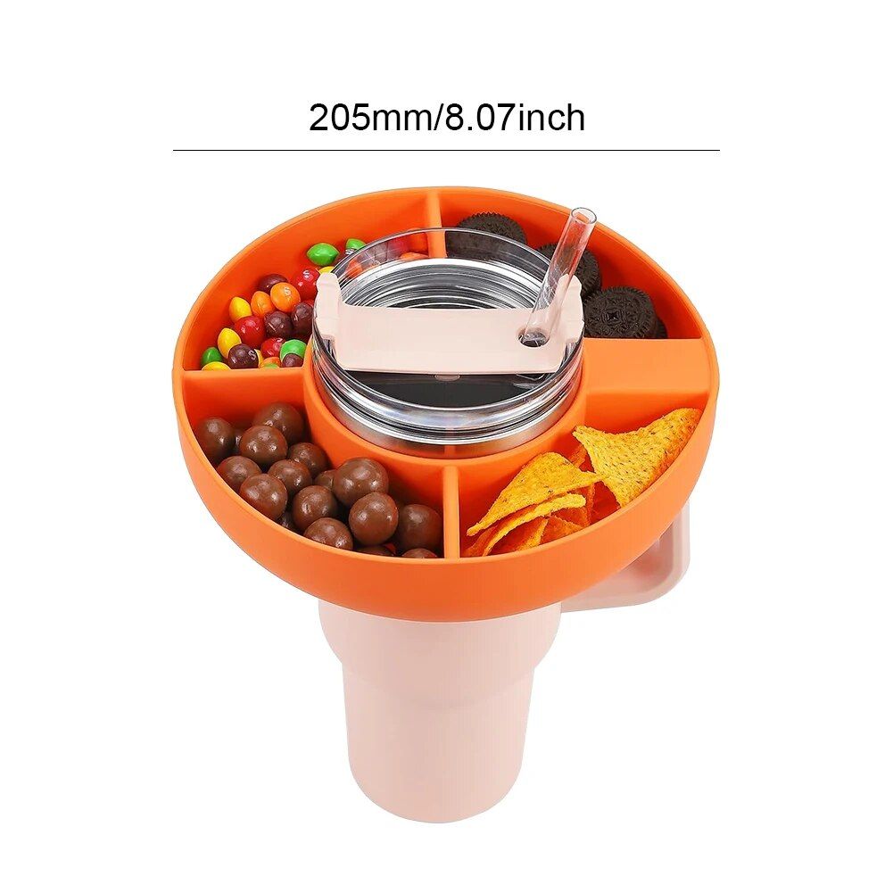 Tumbler Silicone Snack Bowl