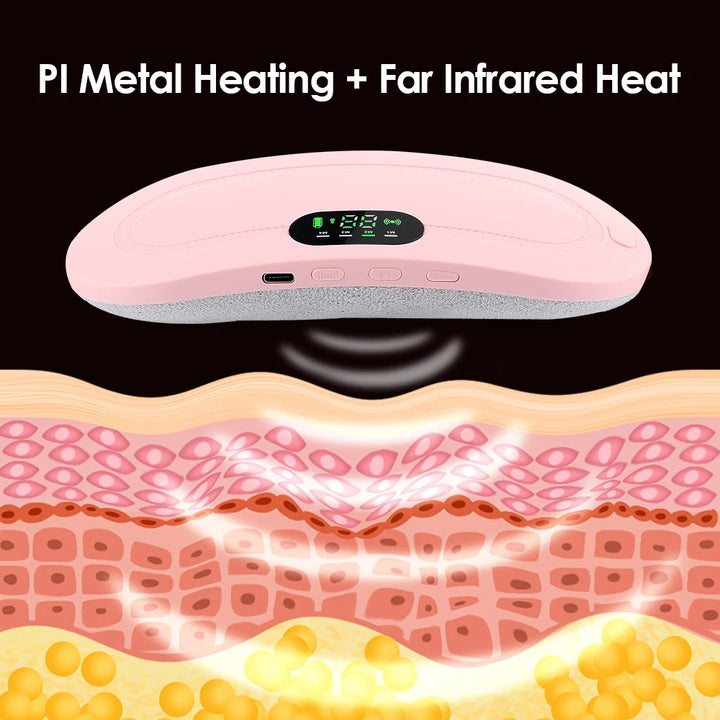 Menstrual Heating Pad Pain relief Belt Massager