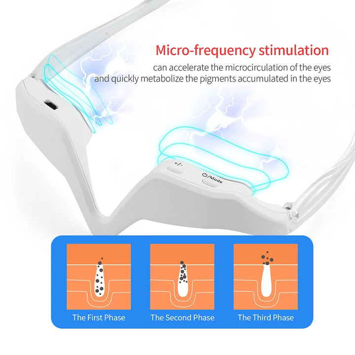 3D EMS Red Light Micro Current Eye Massager