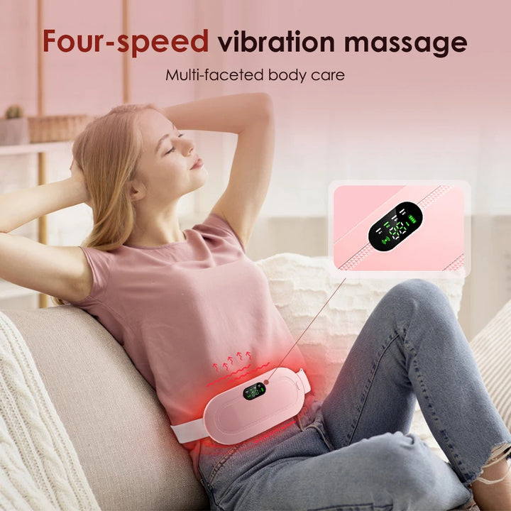 Menstrual Heating Pad Pain relief Belt Massager