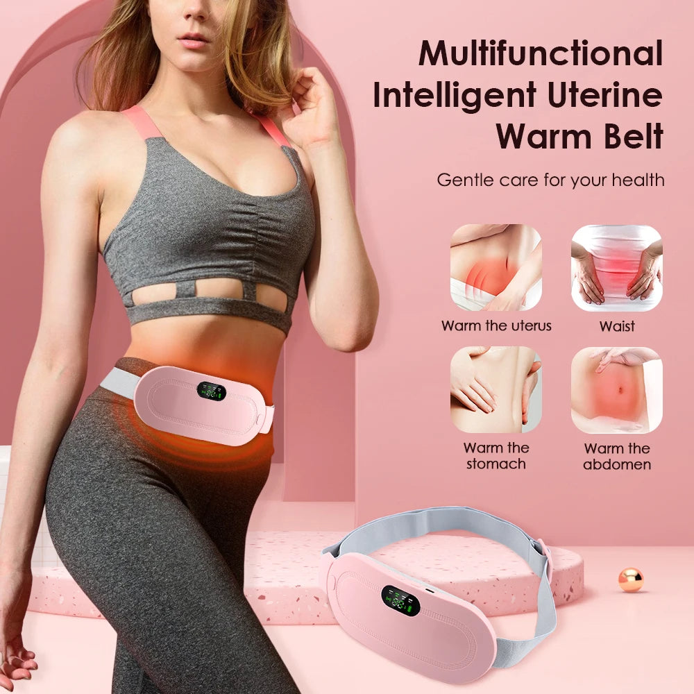 Menstrual Heating Pad Pain relief Belt Massager