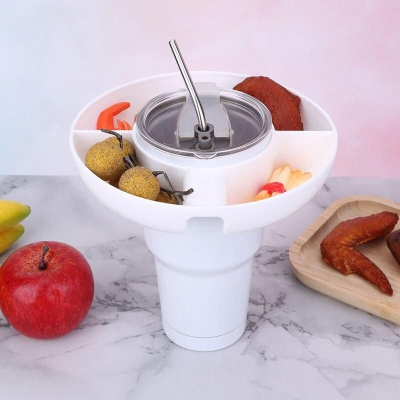 Tumbler Silicone Snack Bowl