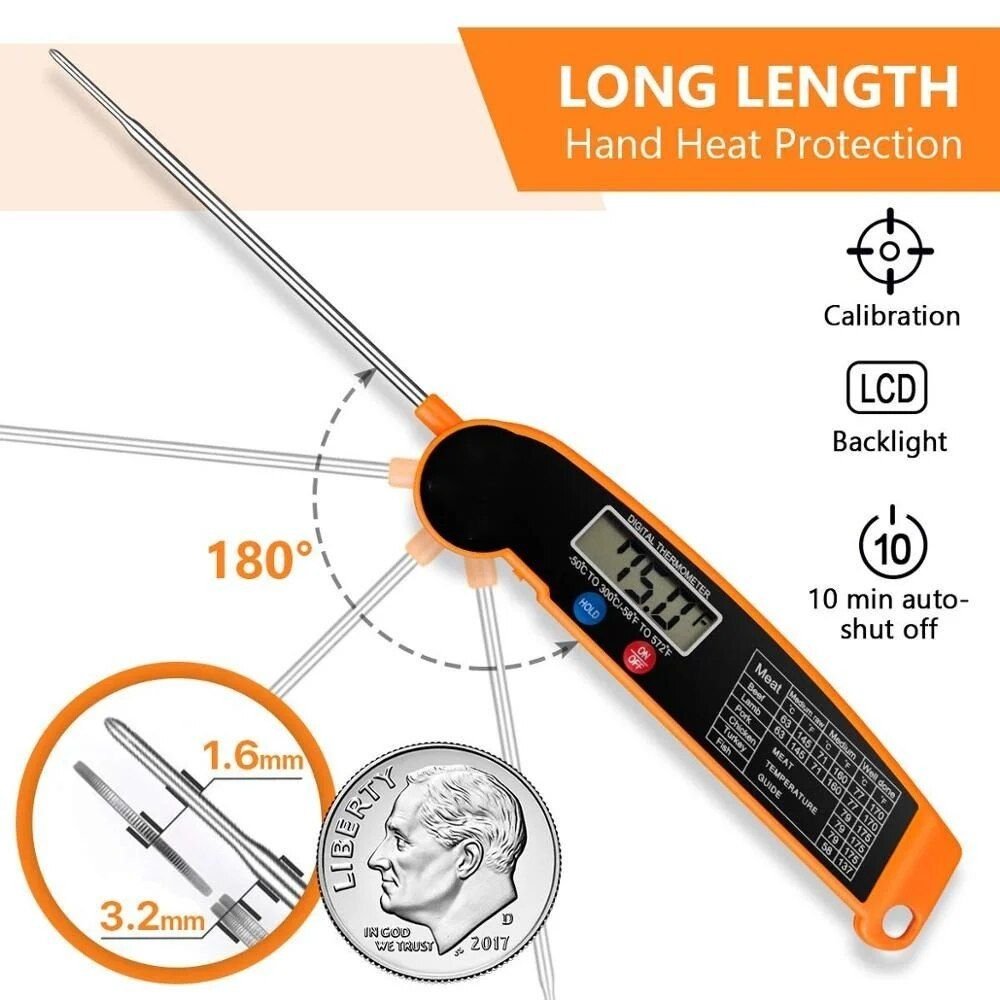 Digital Kitchen Thermometer For Meat