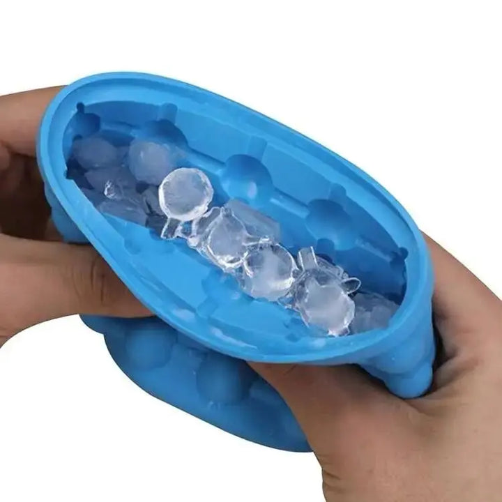 Silicone Mold Ice Cube Maker Portable Bucket