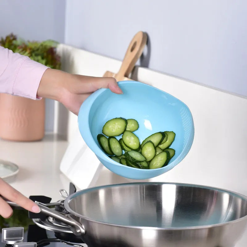 Kitchen Drain Basket Rice Bowl