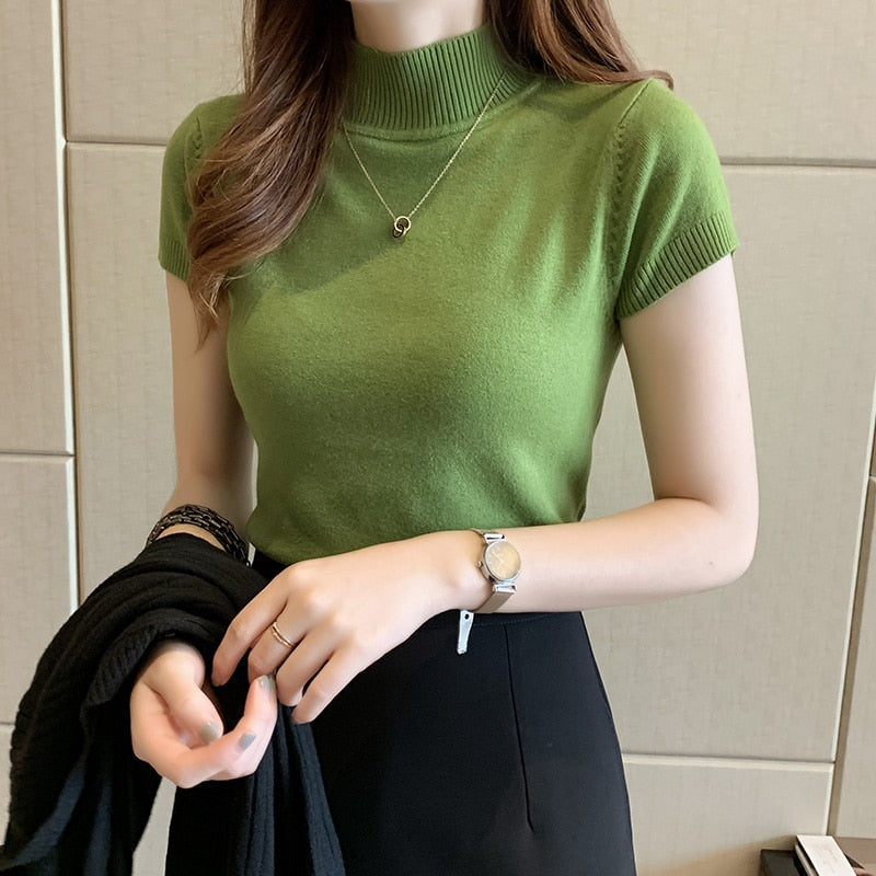 Summer Short Sleeve Blouse for women