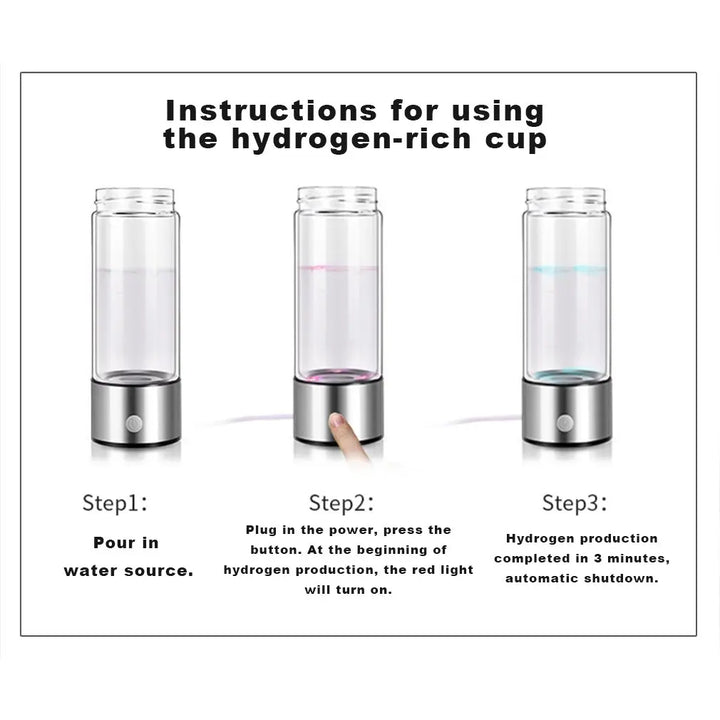 Hydrogen Rich Water Generator Bottle