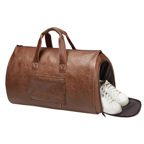 Leather foldable Duffle Bag