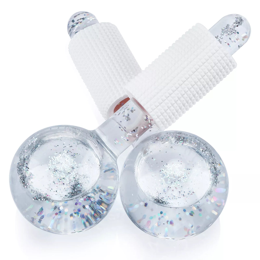 Facial Cooling Globes Crystal Ice Roller Balls for Face and Eye Massage