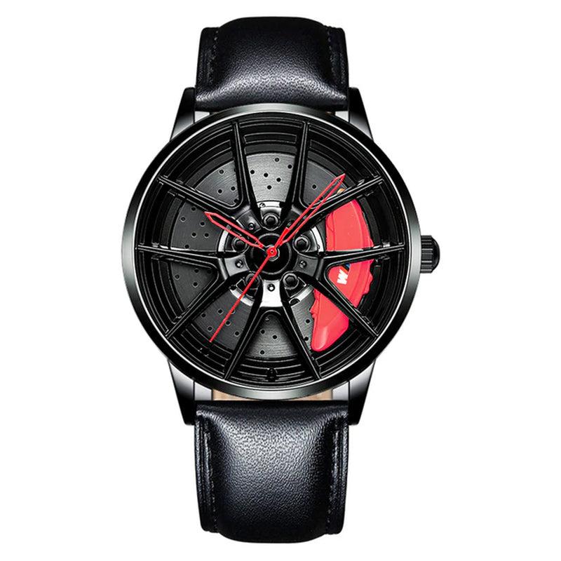 NEKTOM Mans Luxury Watches Sports Car Watches Quartz Waterproof Sport Rim Hub Wheel Wristwatch Car Quartz Men'S Watches