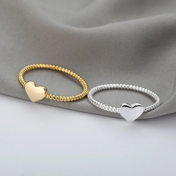 Elegant Heart-Shaped Love Ring