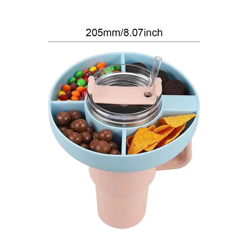 Tumbler Silicone Snack Bowl