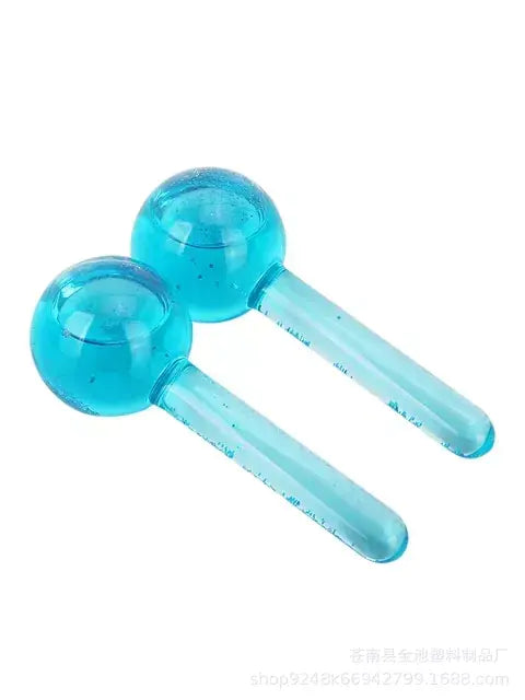 Facial Cooling Globes Crystal Ice Roller Balls for Face and Eye Massage