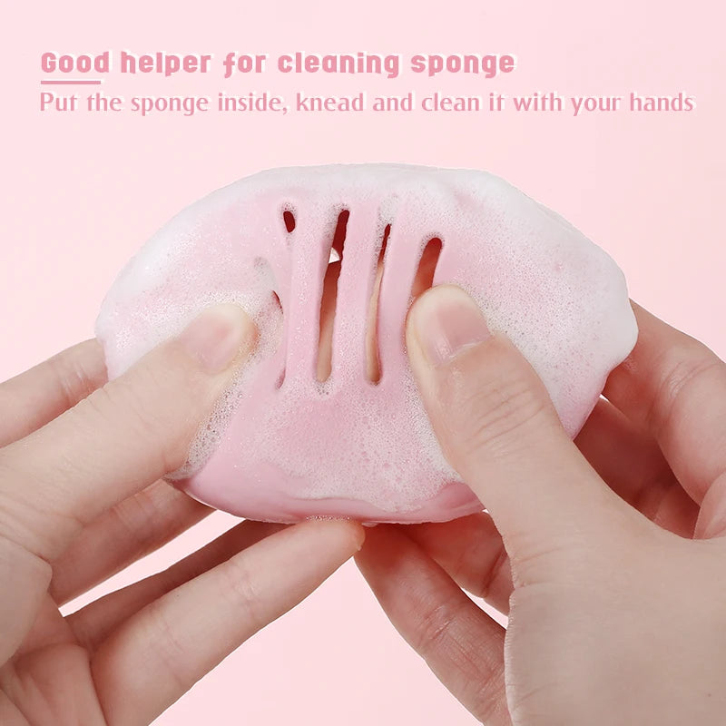 Breathable Beauty Sponge Blender Case Holder