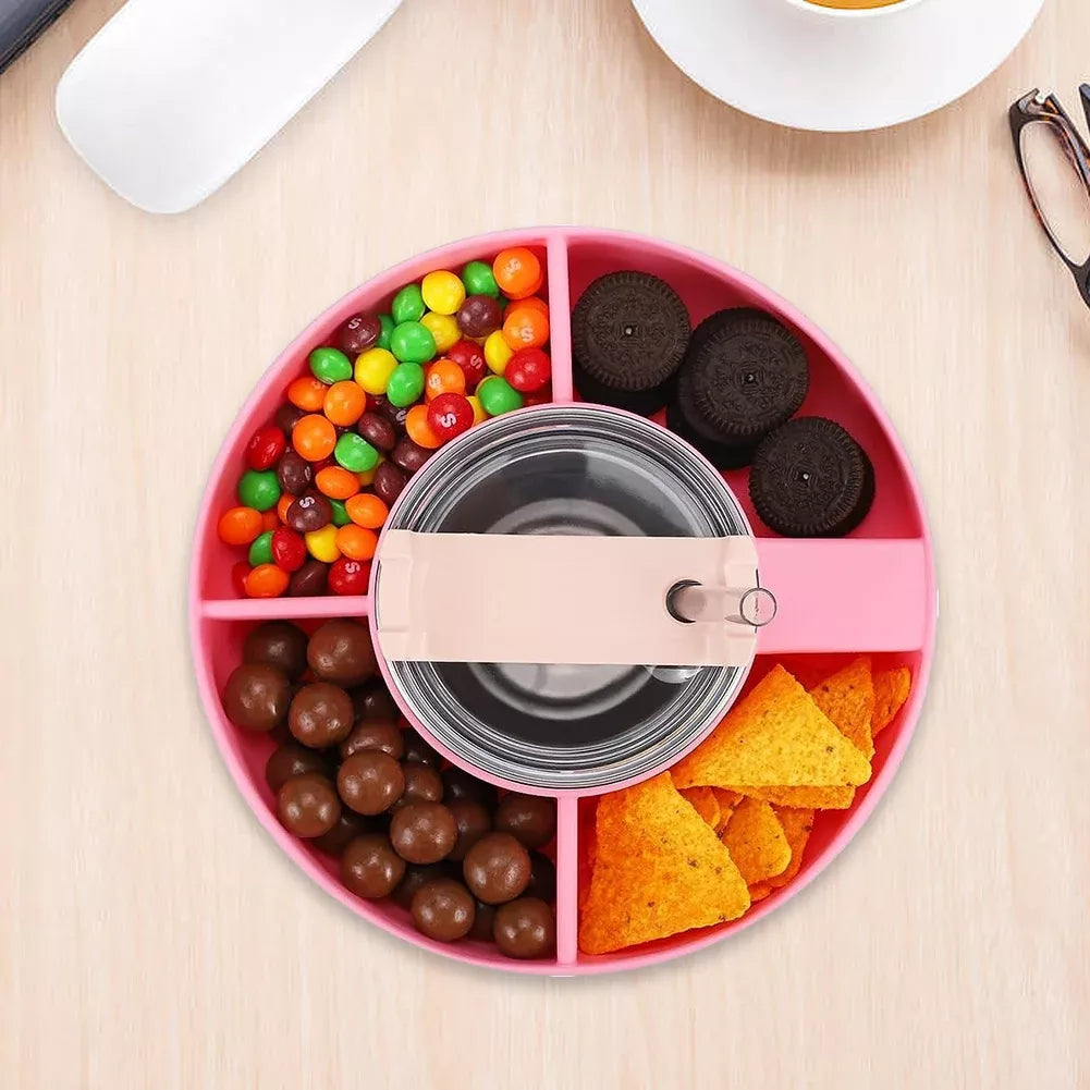 Tumbler Silicone Snack Bowl