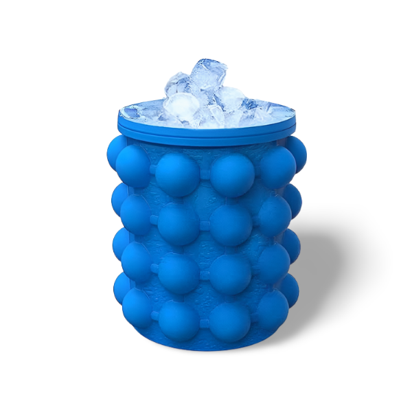 Silicone Mold Ice Cube Maker Portable Bucket