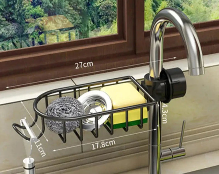 Sink Drain Kitchen Storage Faucet Rack