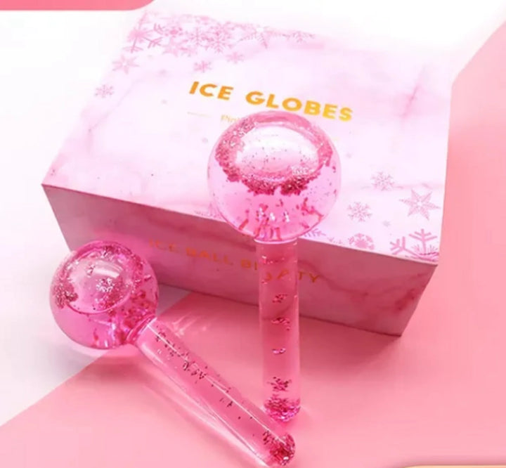 Facial Cooling Globes Crystal Ice Roller Balls for Face and Eye Massage