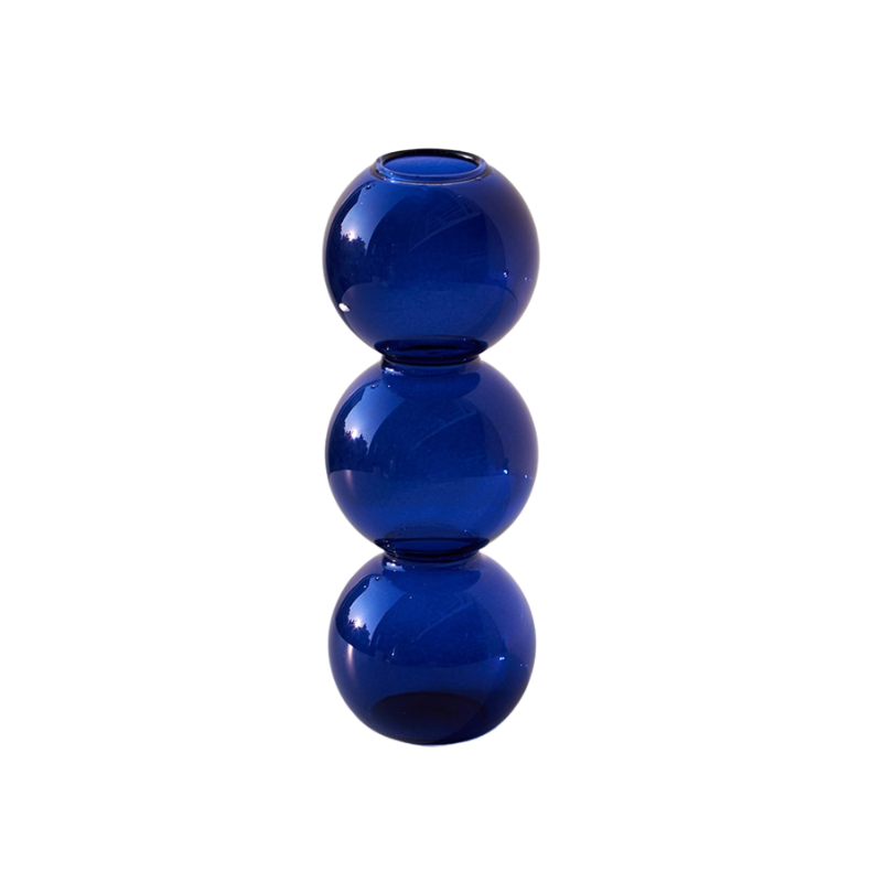 Glass Bubble Vase - Bluemoon Allure