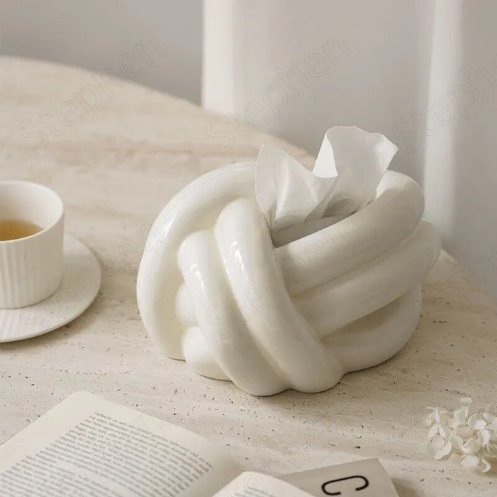 European Modern Ceramic Tissue Box: A Stylish Napkin Holder