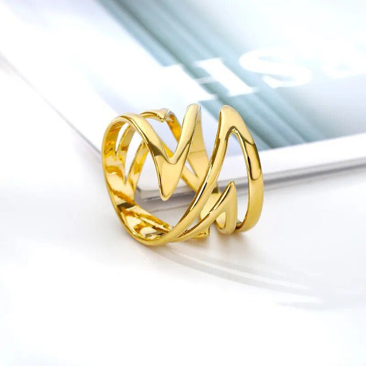 Stainless Steel Geometric Rings