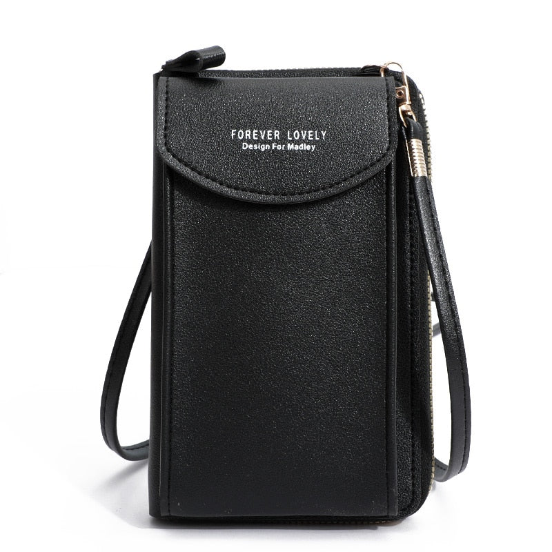 Fashion mini shoulder bag mobile pouch leather