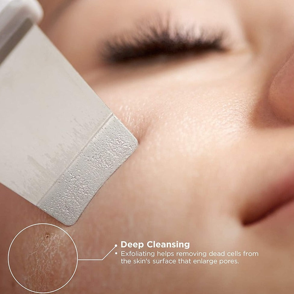 Rechargeable Ultrasonic Facial Skin Cleansing Scrubber - Bluemoon Allure