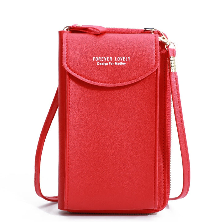 Fashion mini shoulder bag mobile pouch leather