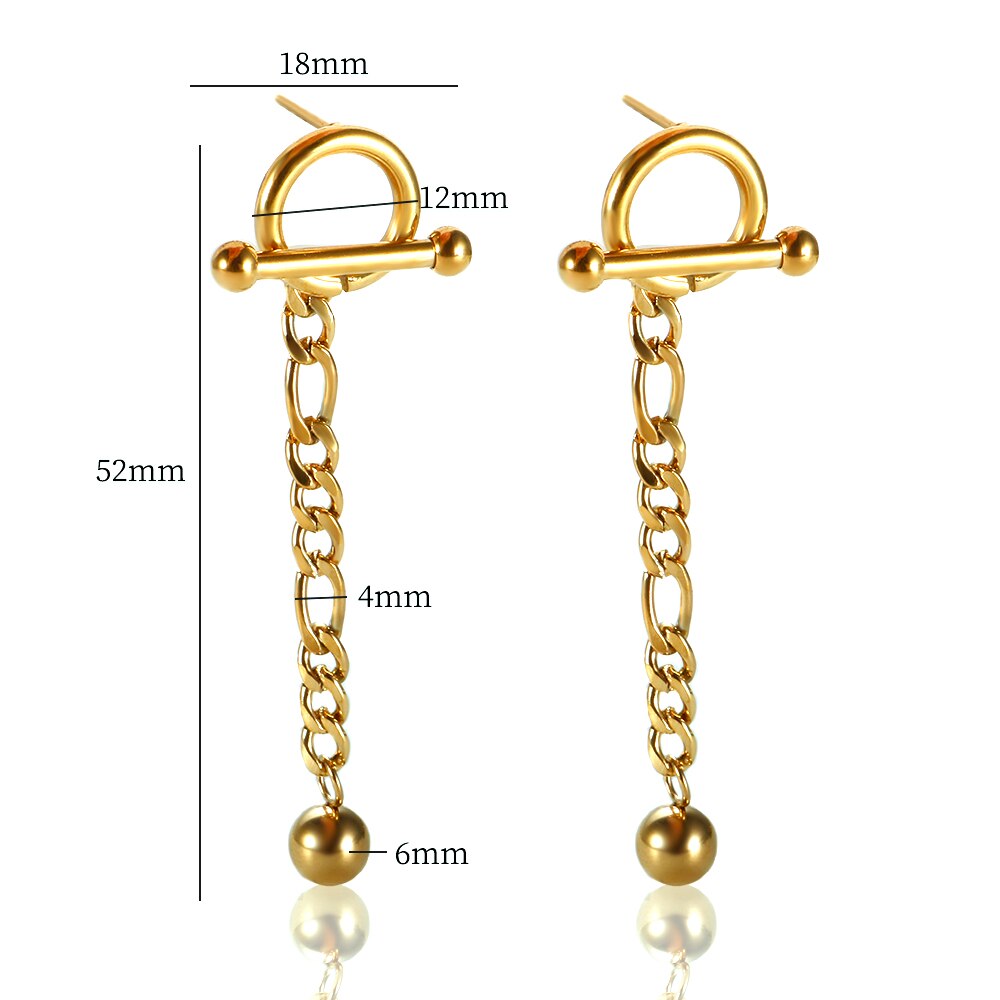 Fashion Chain Drop Earrings