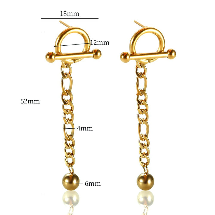 Fashion Chain Drop Earrings