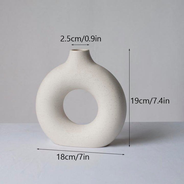 Ceramic Circle Vase