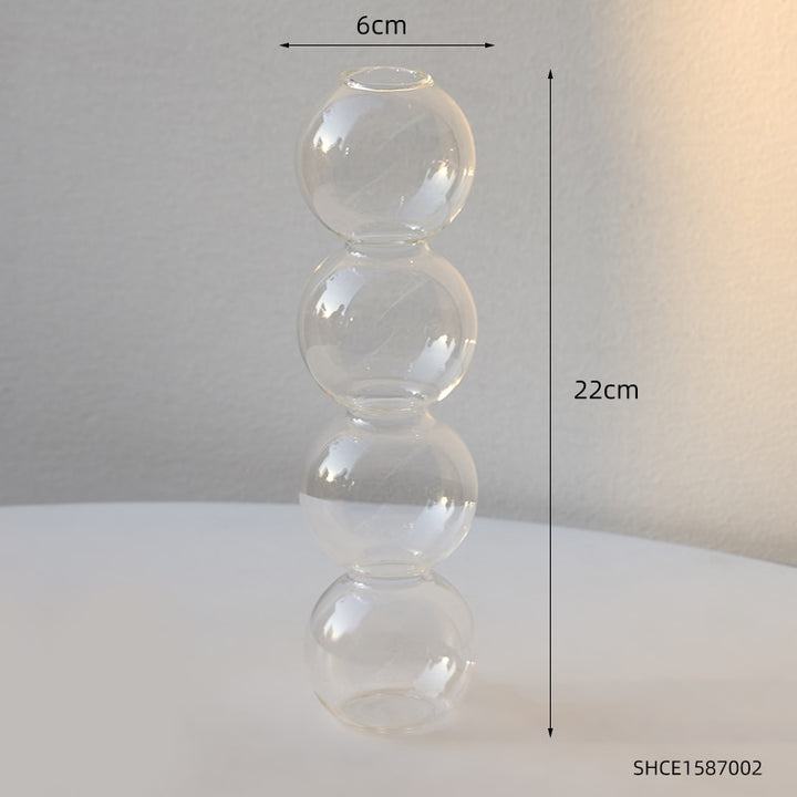 Glass Bubble Vase - Bluemoon Allure