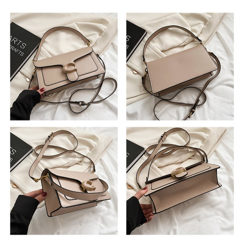 Luxury Leather Handbag Crossbody