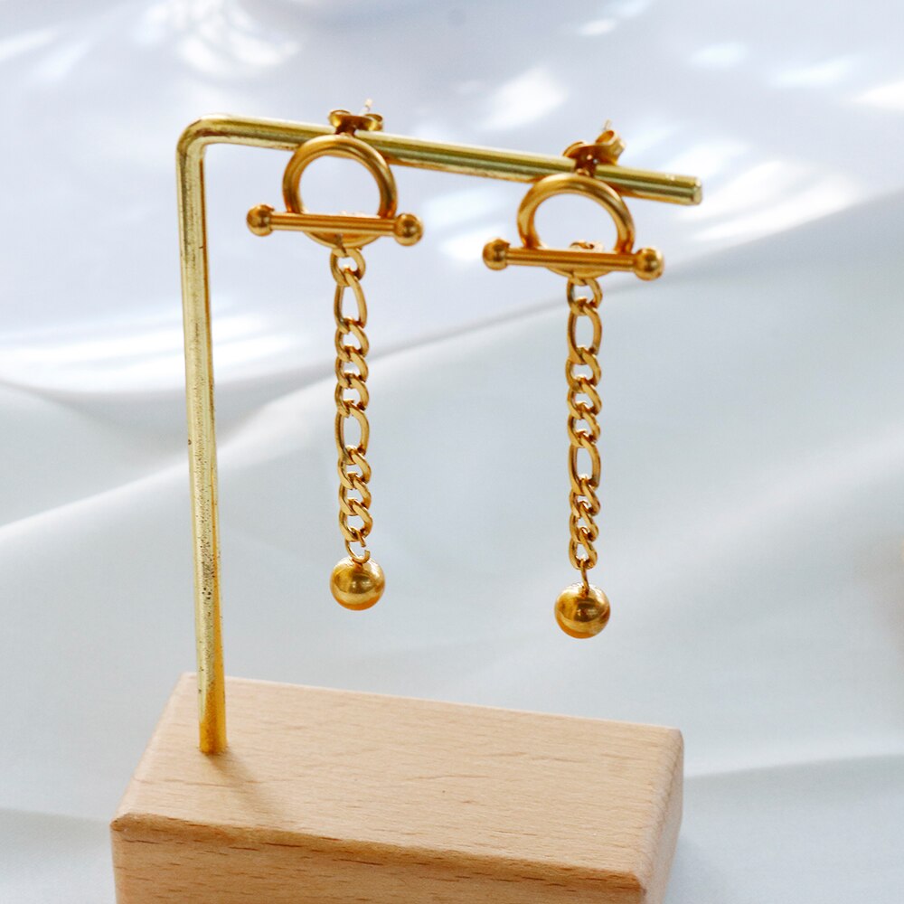 Fashion Chain Drop Earrings