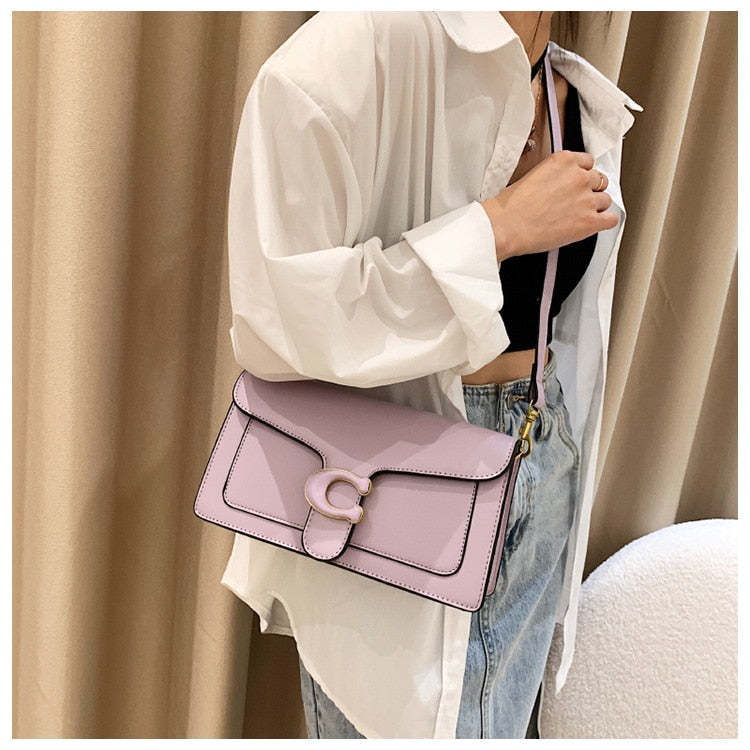 Luxury Leather Handbag Crossbody