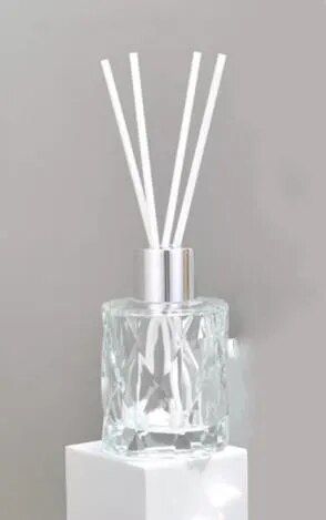 Elegant 50ml Glass Aroma Diffuser Bottles with Rattan Sticks