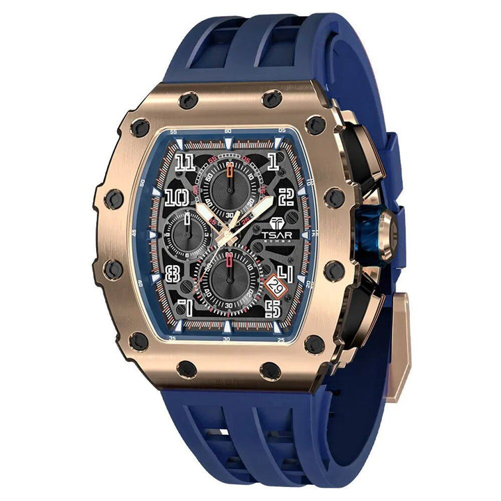 Fashionable Men's Quartz Watch with Sapphire Crystal & 50M Water Resistance